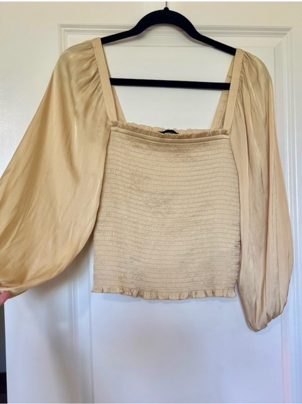 J Crew Butter Yellow Blouse